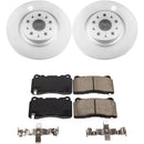 PowerStop Genuine Geomet Coated Rotor and Low-Dust Ceramic Brake Pad Kit