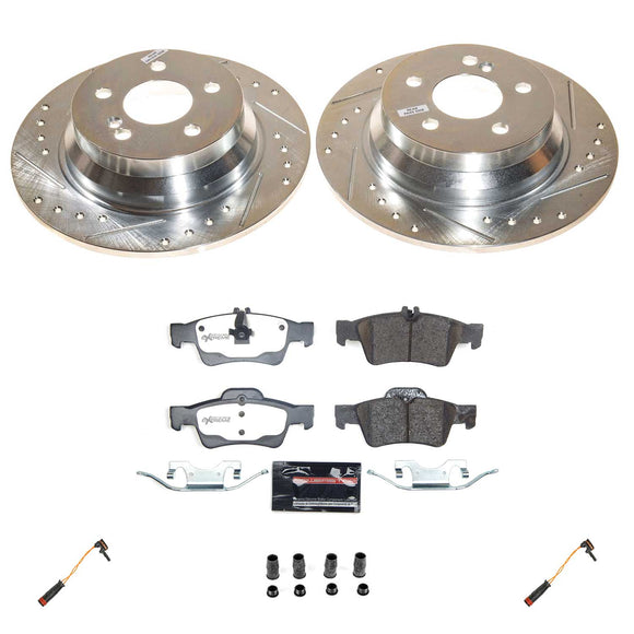 Z26 Street Performance Ceramic Brake Pad and Drilled & Slotted Rotor Kit
