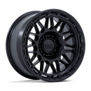 17x8.5 KMC KM555 Attack Matte Black 6x114.3 ET25 CB66.06 Wheel Rim