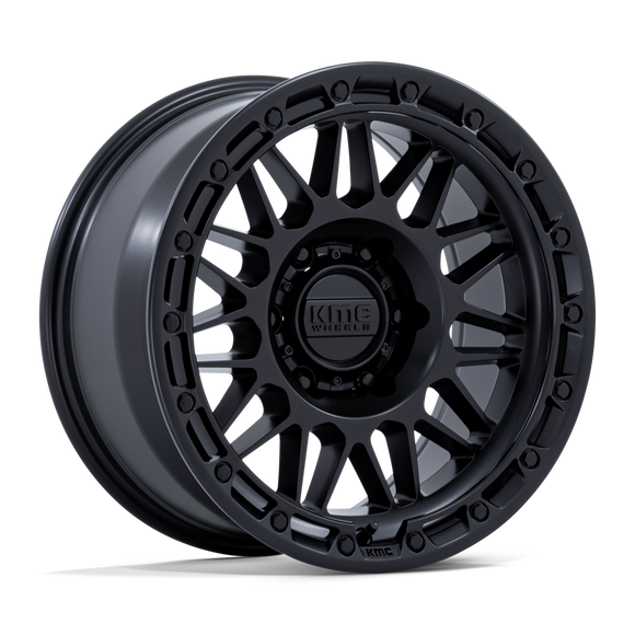 17x8.5 KMC KM555 Attack Matte Black 6x114.3 ET25 CB66.06 Wheel Rim