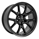 20" Replica DG21 fits Dodge Challenger 20x9 Satin Black