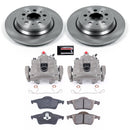 PowerStop OE Stock Replacement Low-Dust Ceramic Brake Pad, Rotor and Caliper Kit