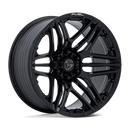 22x9.5 Fuel Off-Road Weapon Gloss Black Wheel 6x135 ET0 CB87.1