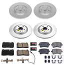 PowerStop Genuine Geomet Coated Rotor and Carbon-Fiber Ceramic Brake Pad Kit