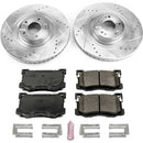 PowerStop Z23 Daily Driver Carbon-Fiber Ceramic Brake Pad and Drilled & Slotted