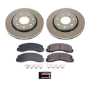 PowerStop OE Stock Replacement Low-Dust Ceramic Brake Pad and Rotor Kit