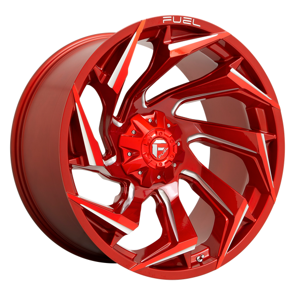 22x10 Fuel Off-Road D754 Reaction Candy Red Milled 8x170 ET-18 CB125.1 Wheel Rim