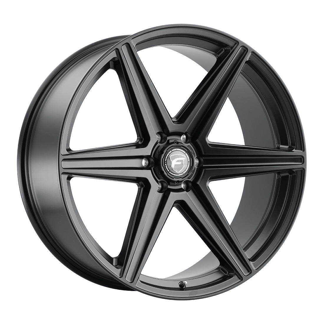 24x10 Forgestar X6 Satin Black 6x139.7 6x5.5 ET25 Wheel Rim