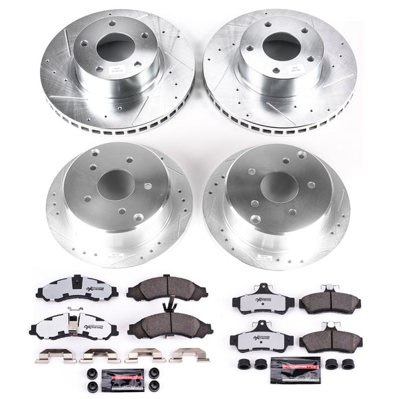 PowerStop Z26 Street Performance Ceramic Brake Pad and Drilled & Slotted Rotor K
