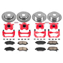 PowerStop Z23 Daily Driver Carbon-Fiber Ceramic Pads Drilled & Slotted Rotor & C