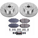 PowerStop Z23 Daily Driver Carbon-Fiber Ceramic Brake Pad and Drilled & Slotted