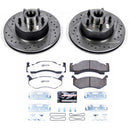PowerStop Z36 Carbon-Fiber Ceramic Brake Pad with Drilled and Slotted Rotor Kit