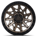 17x9 Lock Off-Road Lunatic Matte Bronze Black Ring 6x139.7 6x5.5 ET1 Wheel