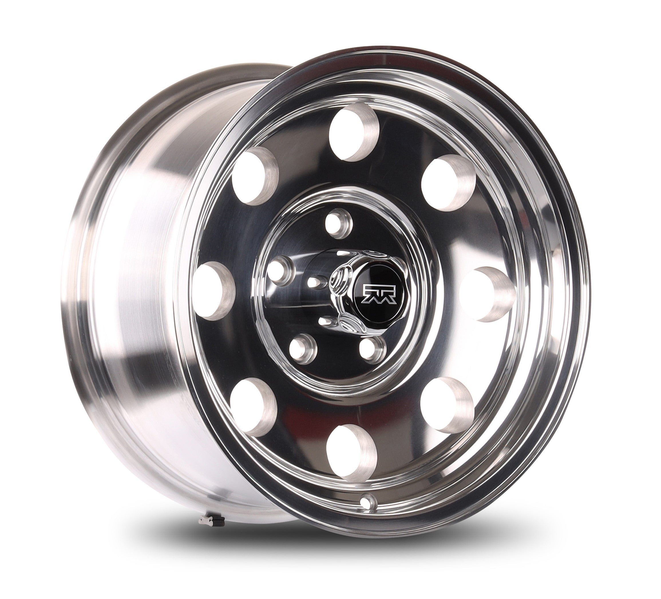 16x8 Mudder Trucker MT614 Deisel Polished 5x127 5x5 ET0 Wheel Rim