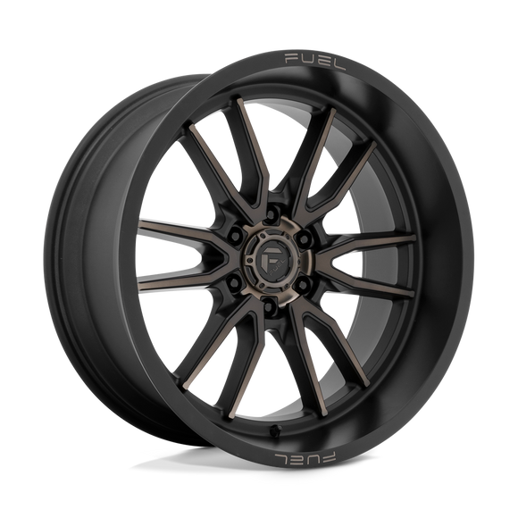 22x10 Fuel Off-Road D762 Clash Matte Black Double Dark Tint 6x139.7 ET-18 Wheel