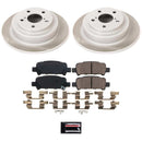 PowerStop Semi-Coated Rotor and Low-Dust Ceramic Brake Pad Kit