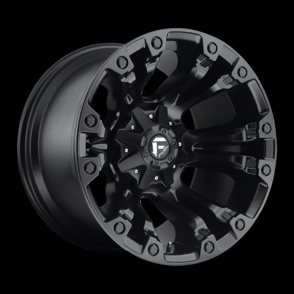 18X9 Fuel D560 VAPOR Matte Black 6X135/6X139.7 ET-13 wheel/rim