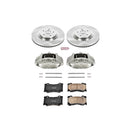 PowerStop OE Stock Replacement Low-Dust Ceramic Brake Pad, Rotor and Caliper Kit