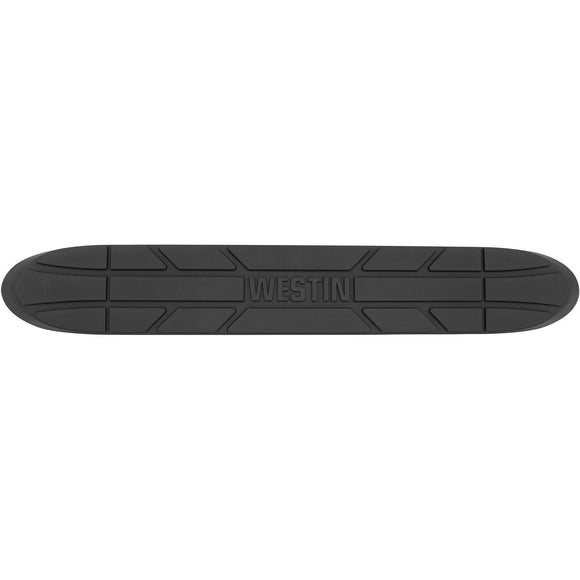 Westin Premier 4 In. Oval Front Step Pad Molded Black Plastic 22-5001