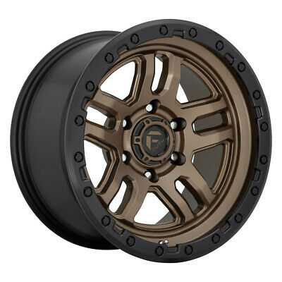 18x9 Fuel Off-Road D702 Ammo Matte Bronze Black Bead Ring 6x139.7 ET1 Wheel