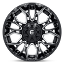22x10 Fuel Off-Road D769 Twitch Gloss Black Milled 8x180 ET-18 CB124.2 Wheel Rim