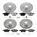 PowerStop Z23 Daily Driver Carbon-Fiber Ceramic Brake Pad and Drilled & Slotted