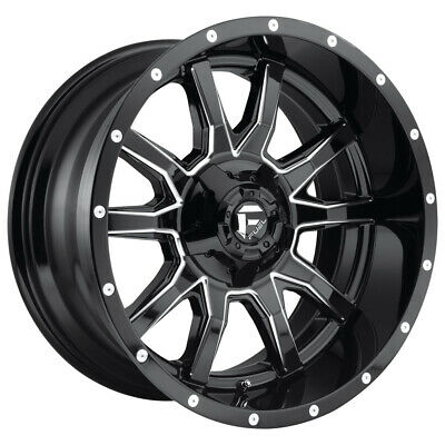 20X10 Fuel D627 VANDAL Gloss Black Milled 6X135/6X139.7 ET-19 wheel/rim