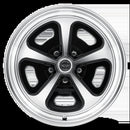 17X9 American Racing VN501 Black Machined Wheel/Rim 5x114.3 17-9 5-114.3
