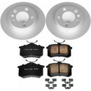 PowerStop Genuine Geomet Coated Rotor and Carbon-Fiber Ceramic Brake Pad Kit