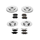 PowerStop Z23 Daily Driver Carbon-Fiber Ceramic Brake Pad and Drilled & Slotted