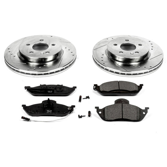 PowerStop Z23 Daily Driver Carbon-Fiber Ceramic Brake Pad and Drilled & Slotted