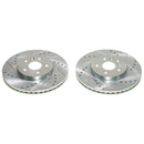 PowerStop Evolution Drilled Slotted Rotors Pair Front For Chevrolet Trax
