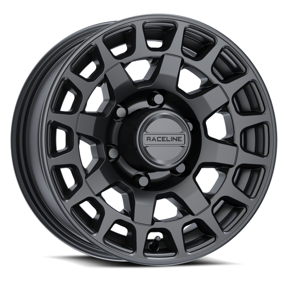 16x6 Raceline 873B Backcountry Satin Black 8x165.1 ET0 CB4.9 Wheel