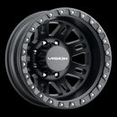 16x6 Vision 408 Manx 2 Dually Satin Black 8x170 ET115 Wheel Rim-1