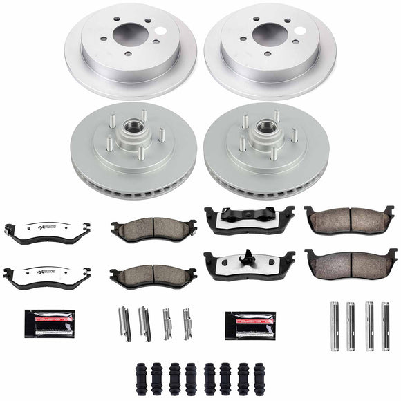 Z36 Truck & Tow Premium Carbon-Fiber Ceramic Brake Pad and Fully Coated Rotor Ki