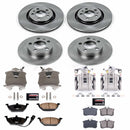PowerStop OE Stock Replacement Low-Dust Ceramic Brake Pad, Rotor and Caliper Kit