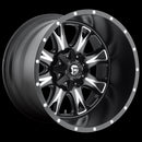 17X6.5 Fuel D513 THROTTLE Matte Black Milled 8X165.1 ET-140 wheel/rim-3