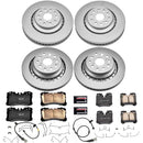 PowerStop Genuine Geomet Coated Rotor and Low-Dust Ceramic Brake Pad Kit