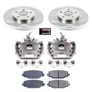 PowerStop OE Stock Replacement Low-Dust Ceramic Brake Pad, Rotor and Caliper Kit