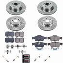 PowerStop OE Stock Replacement Low-Dust Ceramic Brake Pad and Rotor Kit