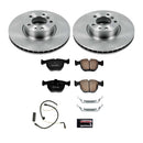 PowerStop OE Stock Replacement Low-Dust Ceramic Brake Pad and Rotor Kit