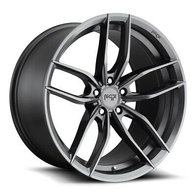 19x9.5 Niche Vosso Gloss Anthracite Wheel/Rim 5x120 5-120 19-9.5