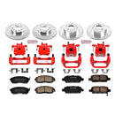 PowerStop Z23 Daily Driver Carbon-Fiber Ceramic Pads Drilled & Slotted Rotor & C