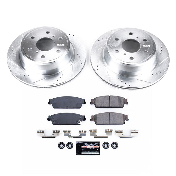 PowerStop Z23 Daily Driver Carbon-Fiber Ceramic Brake Pad and Drilled & Slotted