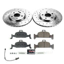 PowerStop Z23 Daily Driver Carbon-Fiber Ceramic Brake Pad and Drilled & Slotted