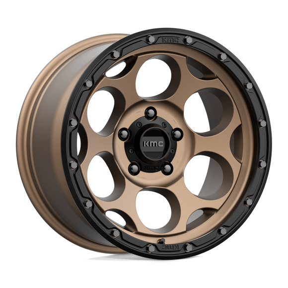 17X9 KMC KM541 DIRTY HARRY M-BRZ BLK LP 5X127 ET-12 wheel/rim