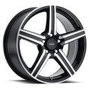 17x7.5 Voxx Como Gloss Black 5x110/115 ET40 wheel/rim
