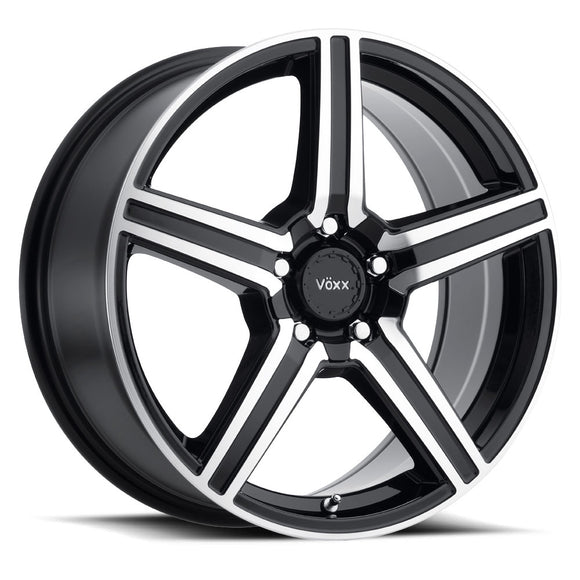 17x7.5 Voxx Como Gloss Black 5x110/115 ET40 wheel/rim