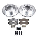 PowerStop Z36 Carbon-Fiber Ceramic Brake Pad with Drilled and Slotted Rotor Kit