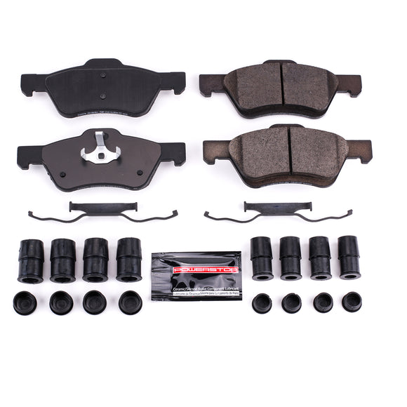 PowerStop Z23 Evolution Sport Carbon-Fiber Brake Pads With Hardware